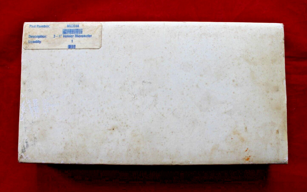 Blue-Point Vernier Micrometer 3-4" MICB4A