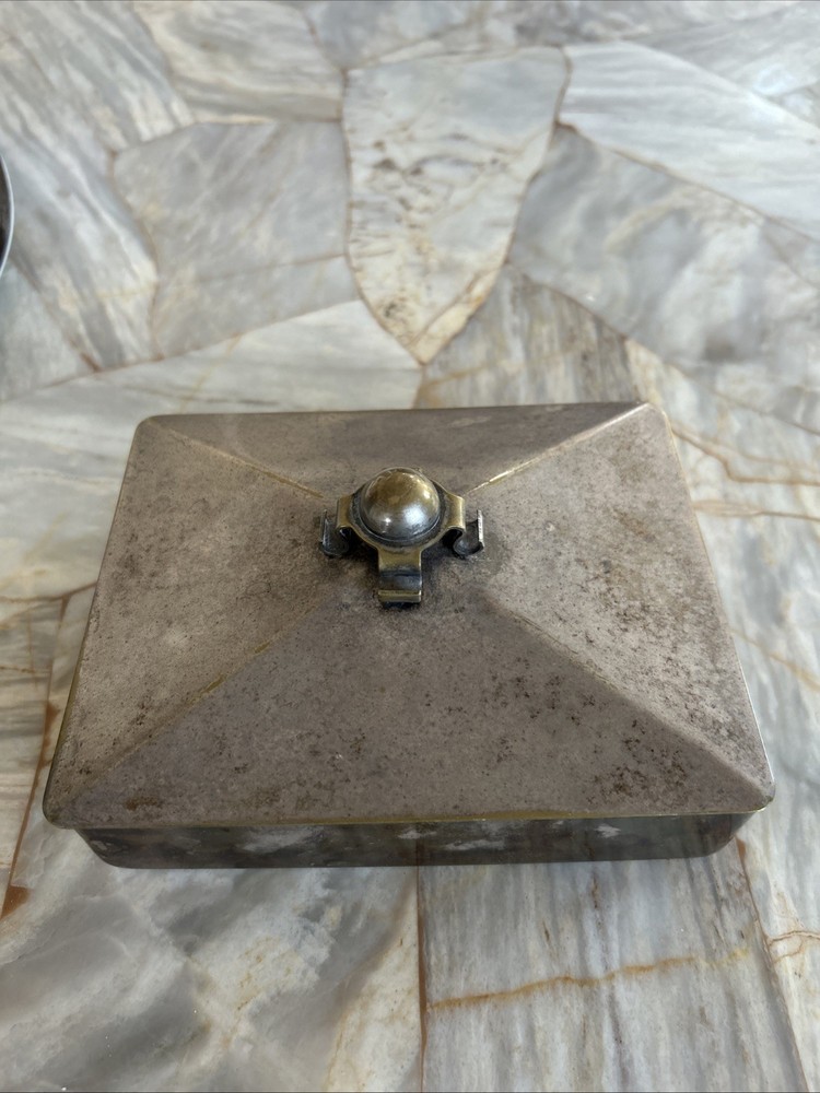 Antique Silver Plated Cigarette Box