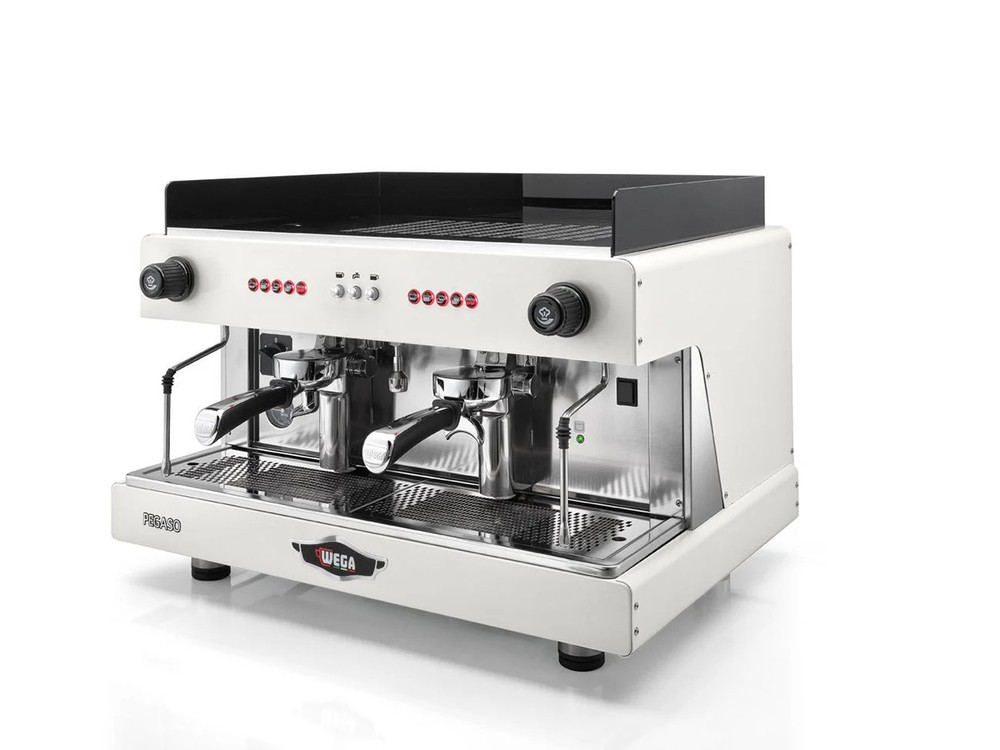 WEGA PEGASO EVD 2 GROUP ESPRESSO COFFEE MACHINE WHITE