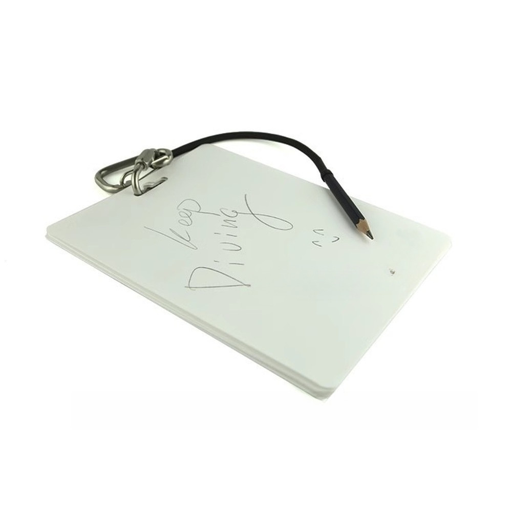 Underwater Writing Board 316 SS Diving Logbook with Multi Page Layout Design