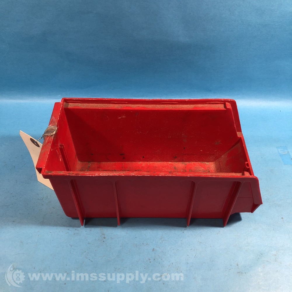 GLOBAL 550106 Color Red Storage Bin USIP