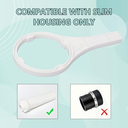Durable Water Filter Wrench for Big Blue Style Filter Slim Housings,