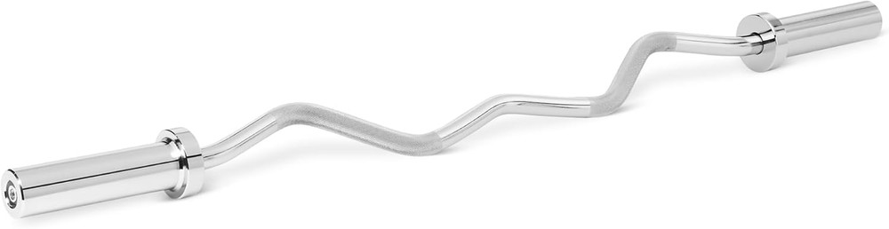 Olympic 2-Inch Curl Barbell Bar, 47", Chrome