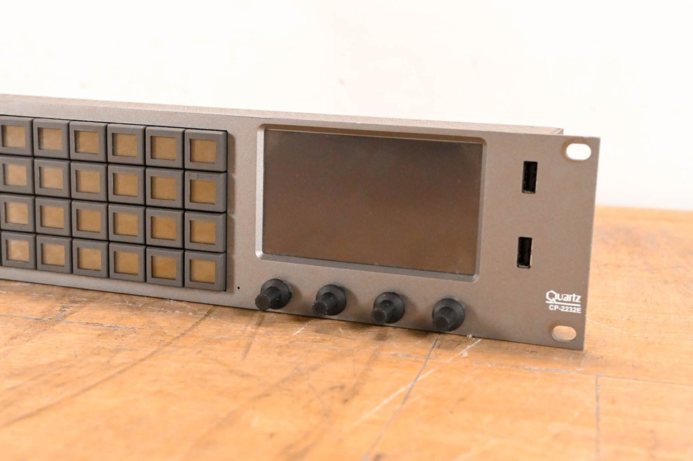Evertz CP-2232E Advanced System Control Panel w/ 32 LCD Buttons (NO PSU) CG01V7F