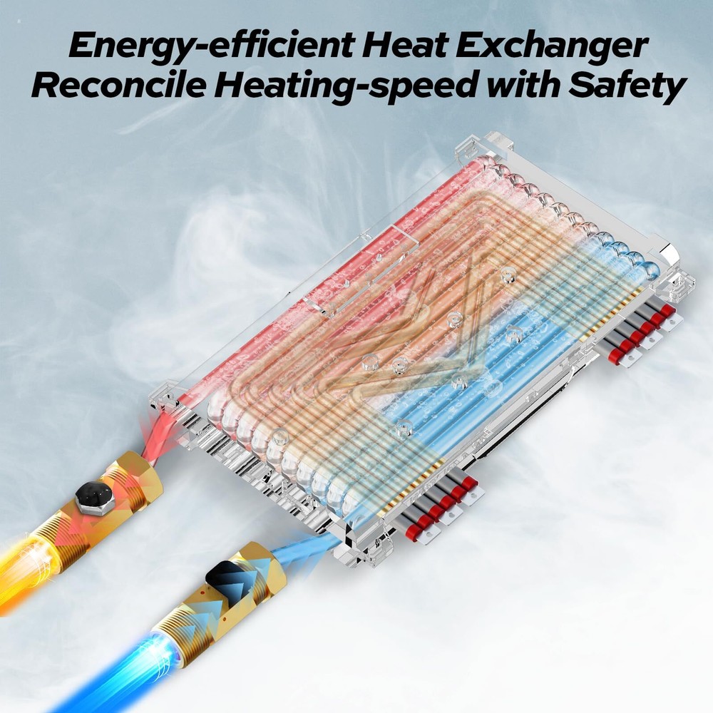 Used 24KW Tankless Water Heater Electric for Whole House Instant Hot Water