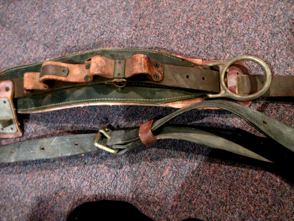 Vintage Pole Climbing Belt 41-46"