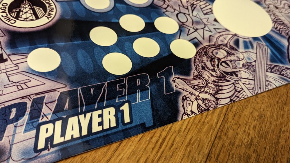 Chicago Gaming Arcade Legends  control panel overlay