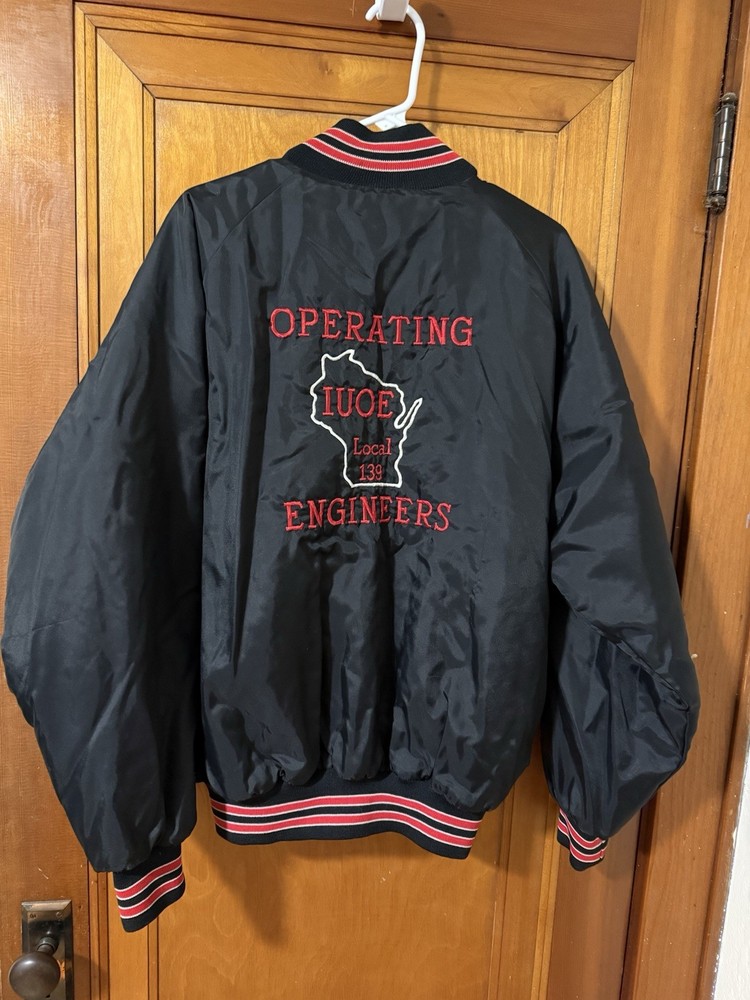 Operating Engineers Local 139 Union Jacket Size XL