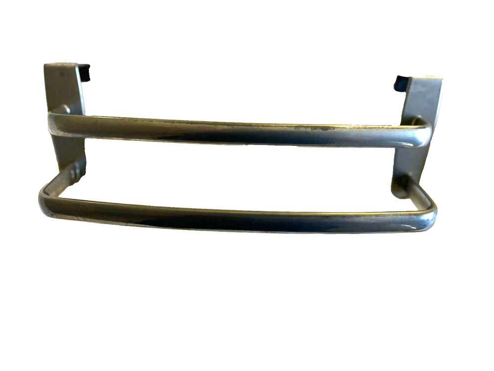 Small Silver Double Towel Hanger Size 10" Long