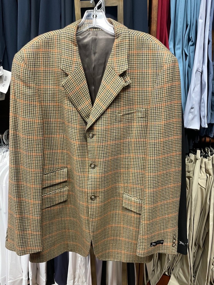 RJ Classics Mens Knight Wool Hunt Coat Multi Houndstooth