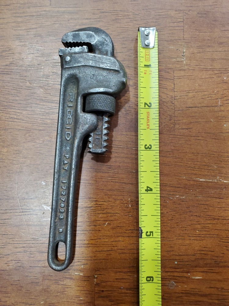 Antique Ridge Tool Co Pipe Wrench