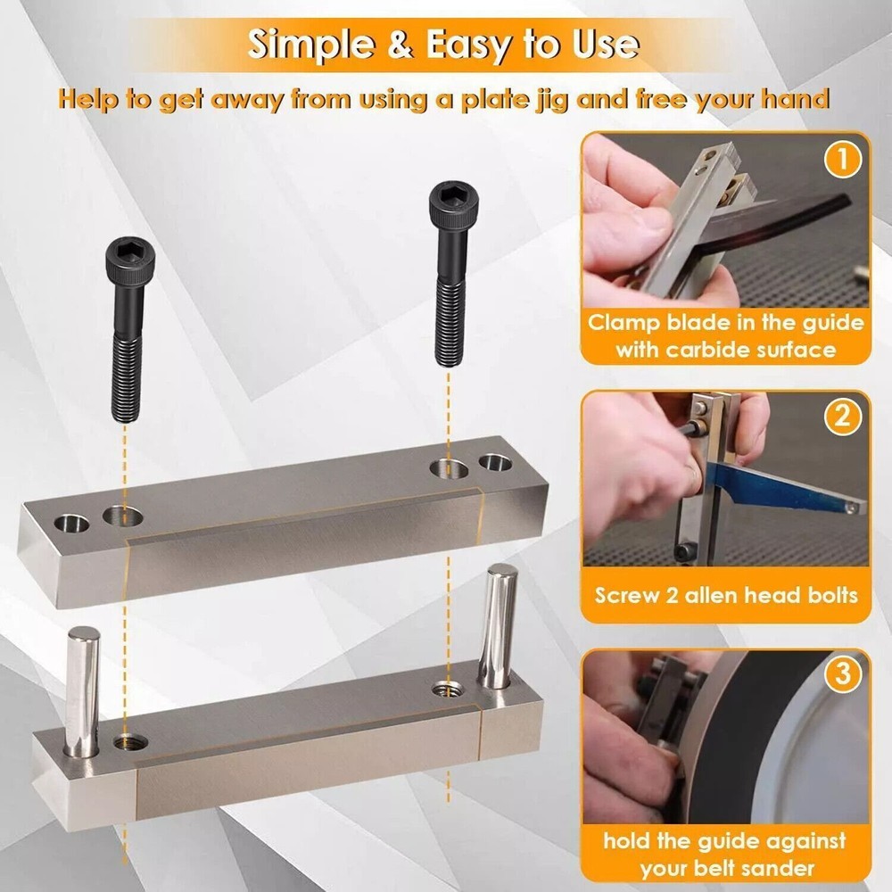 Hardened File Guide with Carbide Surface For Knife Making Knife Maker Tool