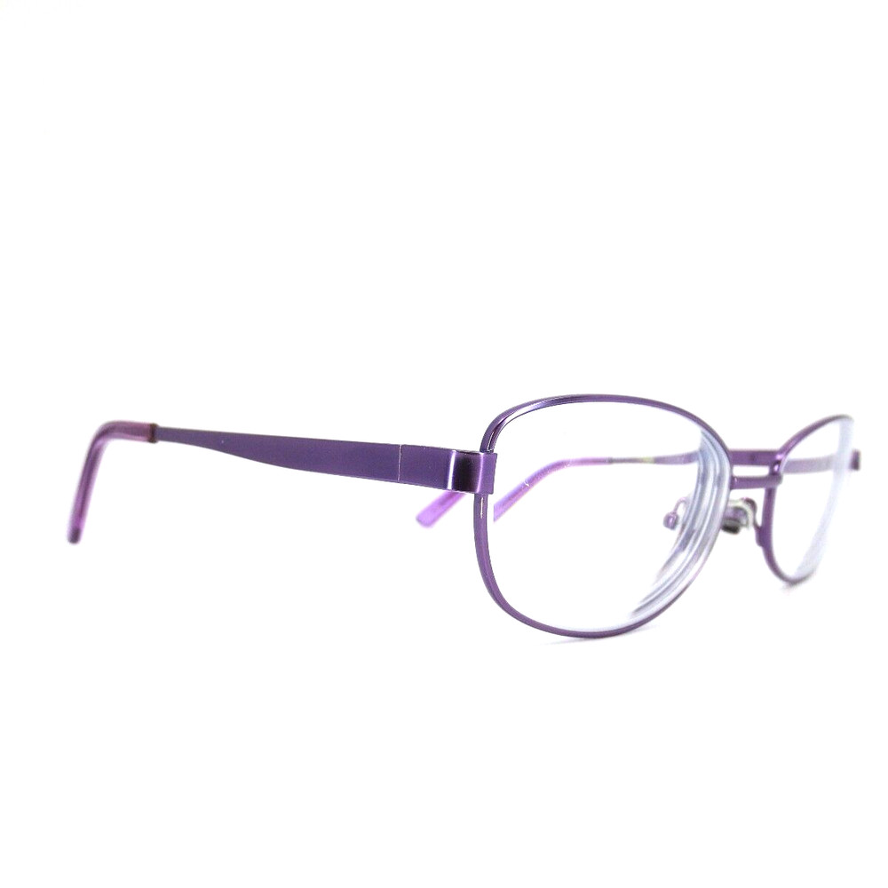 WM6102 PU Purple Rectangular Full Rim Eyeglasses Frame 53[]17 135 mm