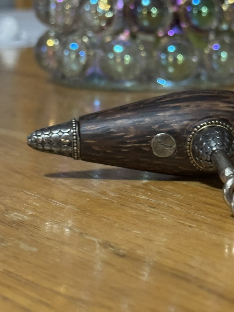 John Hardy Sterling Palmwood corkscrew