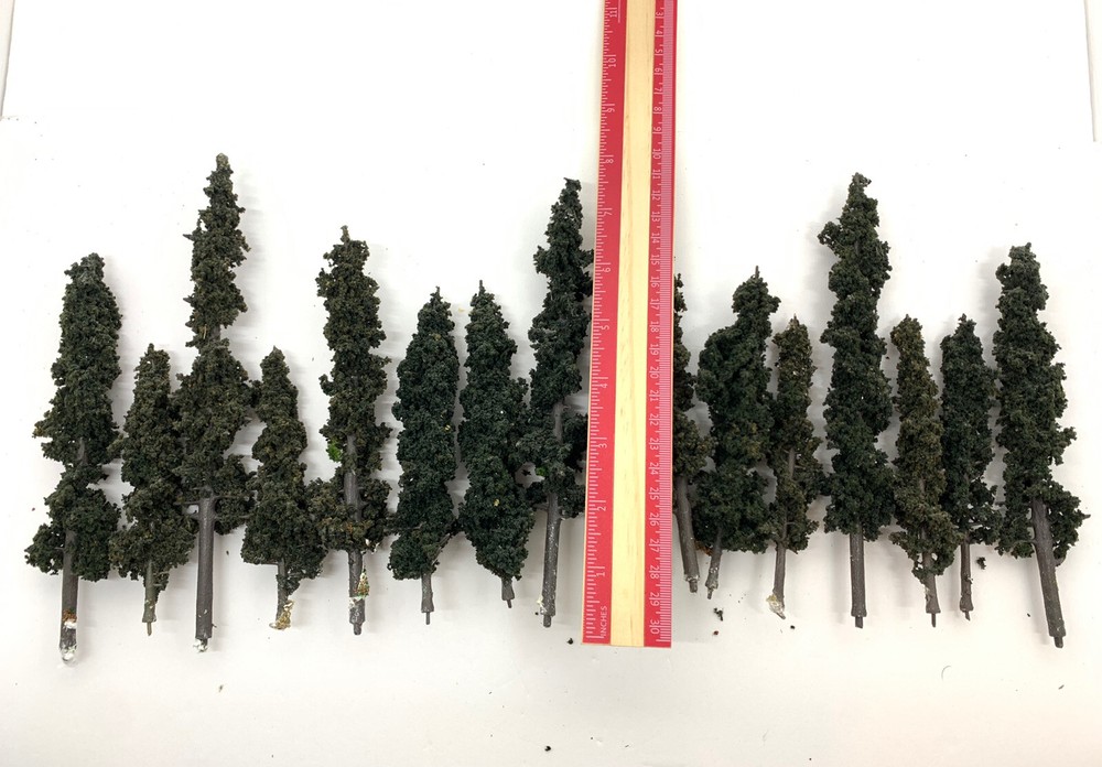 Trees Artificial Tree Lotto 16 Pcs Misc 6"- 8" For Layout