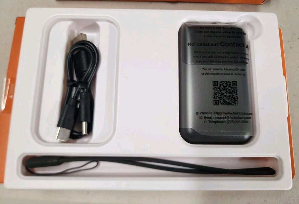 Hotdot Rechargeable Hand Warmer with Type-C Cable – Multi-Level Heat Control