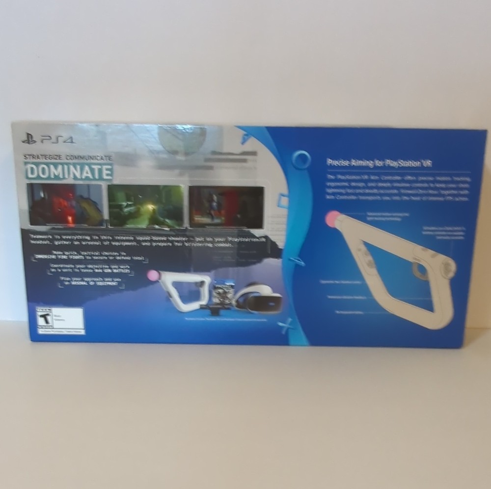 New PlayStation PS4 VR Aim Controller + Firewall Zero Hour Game Bundle