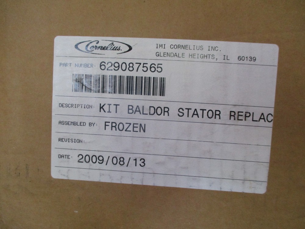 *NEW Cornelius Kit Baldor Stator Replacement 629087565