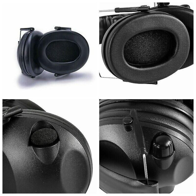 Foldable Electronic Ear Muffs Noise Blocking Shooting Hearing Safety Protector