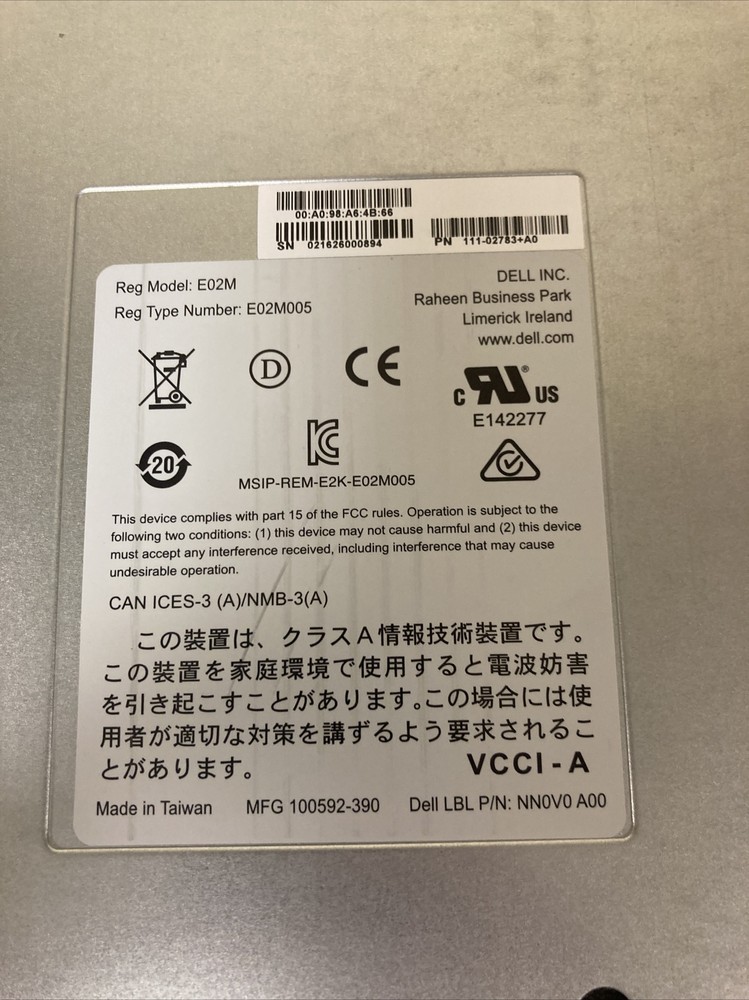 Dell PowerVault Disk Array Controller - E02M E02M005