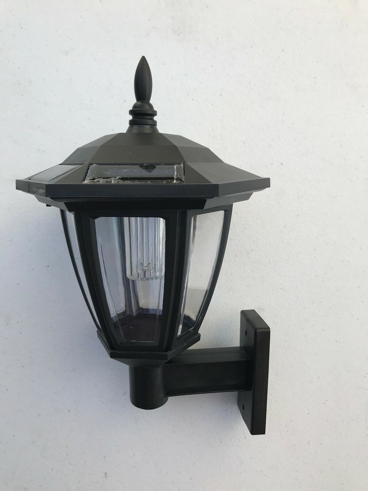 2pcs Solar Post Cap Light Hexagon w/ Super Bright SMD LED Wall Mount/4"/ 5" / 6"