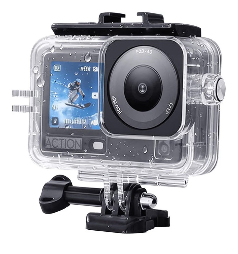Waterproof Case for DJI Osmo Action 6,Underwater Dive Case Horizontal Vertical