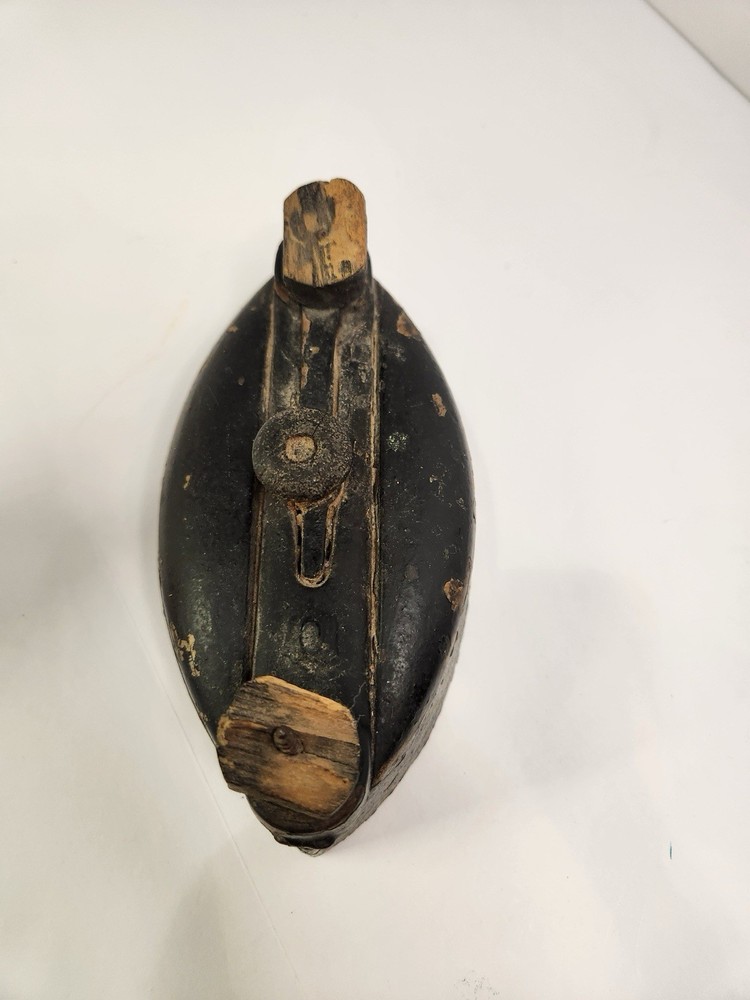 Antique Sad Iron 7” No Handle Cast Iron Vintage