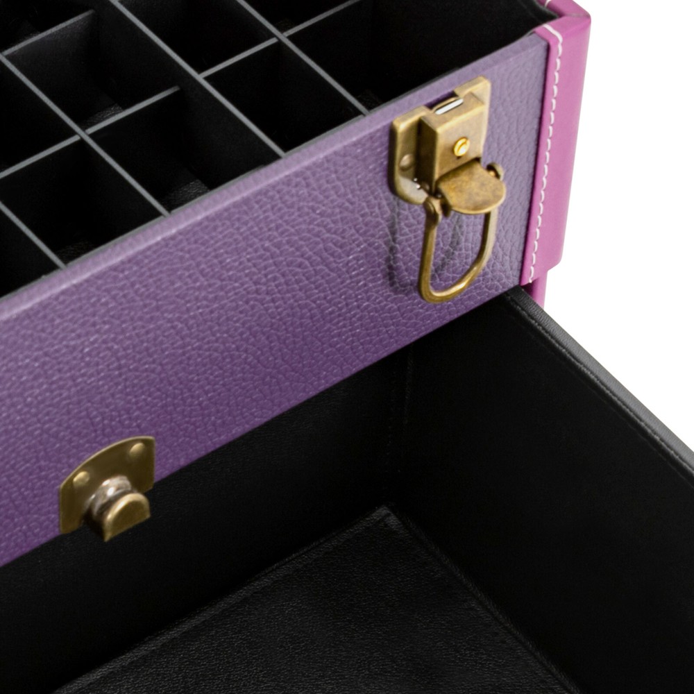 Professional Rolling Makeup Train Case Cosmetic Trolley Makeup Storage Organizer