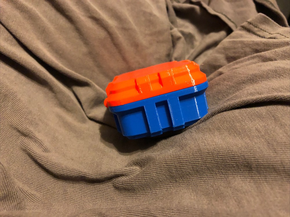 3D Printed .22 Short Ammo Box holds 50