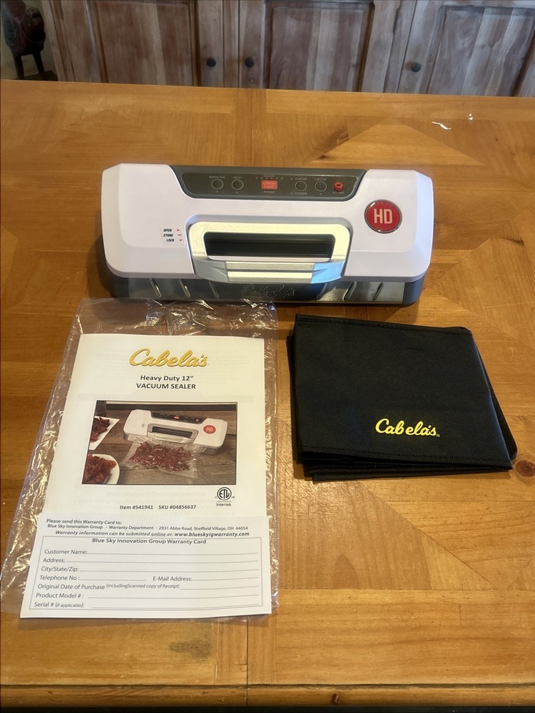 Cabela's Heavy Duty 12" Vacuum Sealer Model #541941