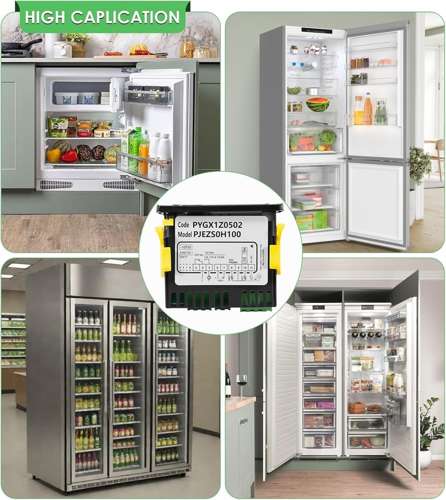 PJEZS0H100 115V Digital Temperature Controller for Carel & All Refrigerator Type