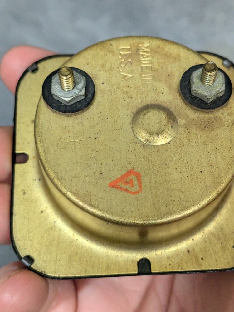 Vintage Density Indicator Panel Guage - Made in USA