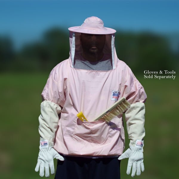 Pink Beekeeper Pullover Jacket - Extra Large, Stylish & Protective
