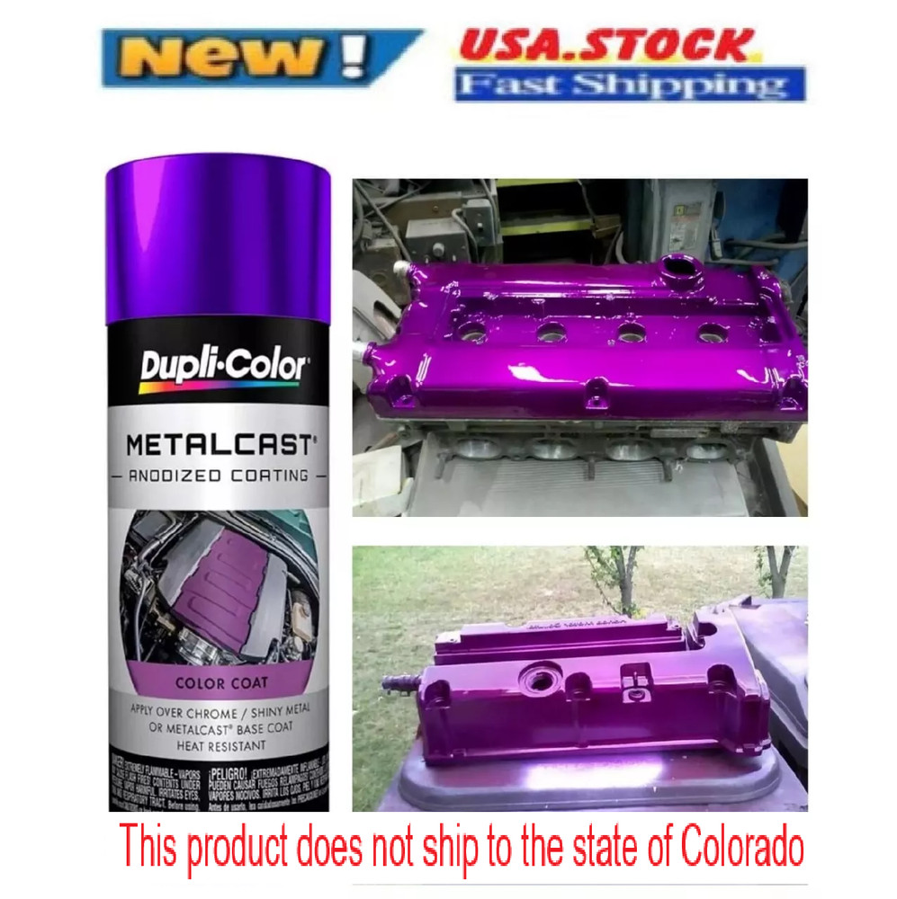 Purple Anodized Coating Spray Can Brake Engine Custom Caliper Paint High Temp