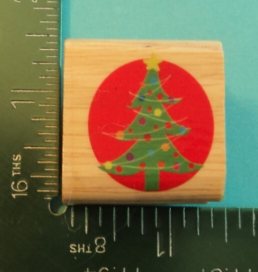 CHRISTMAS TREE Rubber Stamp