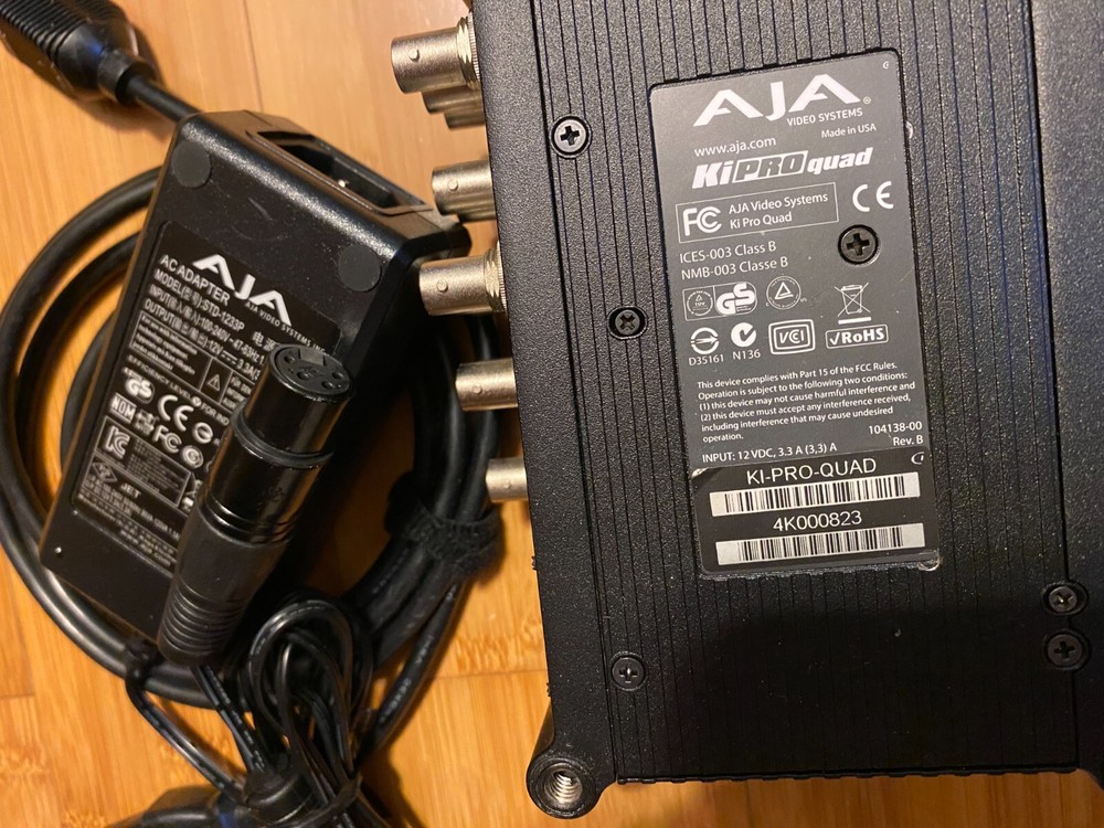 AJA Ki Pro Quad Pro 4K/QuadHD/2K/HD Solid State Video Recorder 4:4:4 RAW Capture