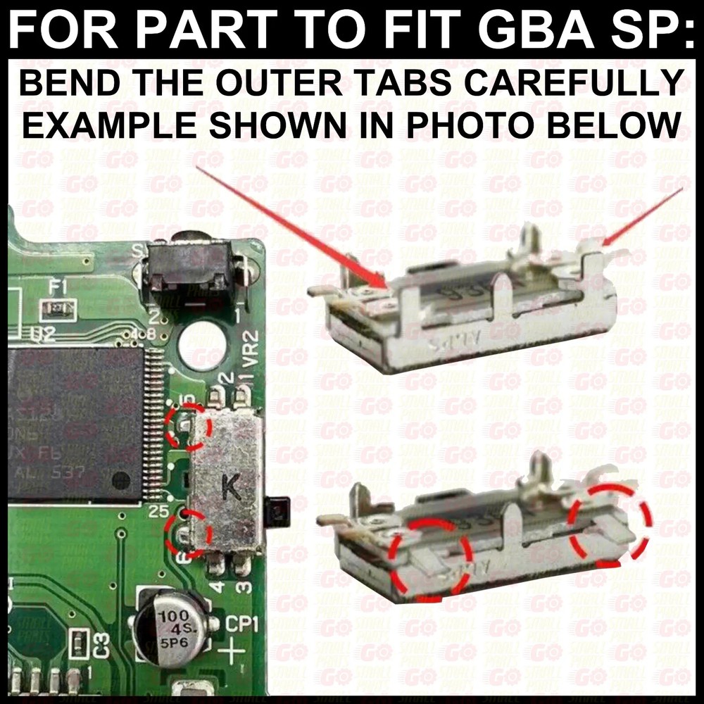 Replacement Volume Slider Switch Nintendo Game Boy Advance GBA SP/DS Lite Cap