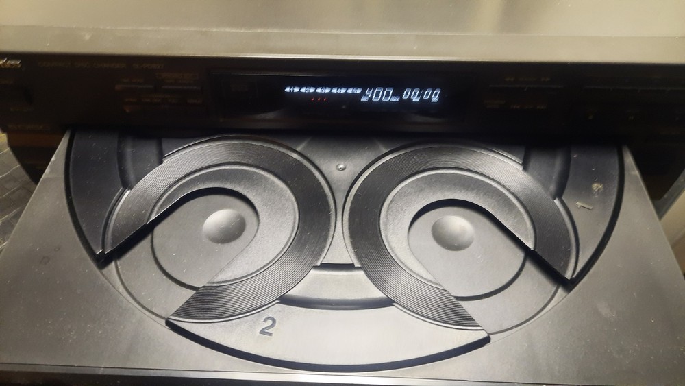 Technics Compact Disc Changer Sl-pd827 (Works)