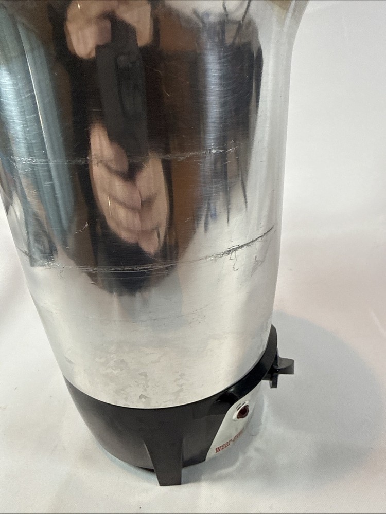 Wear-Ever 10 Cup Electric Automatic Percolator Model 2750 Complete