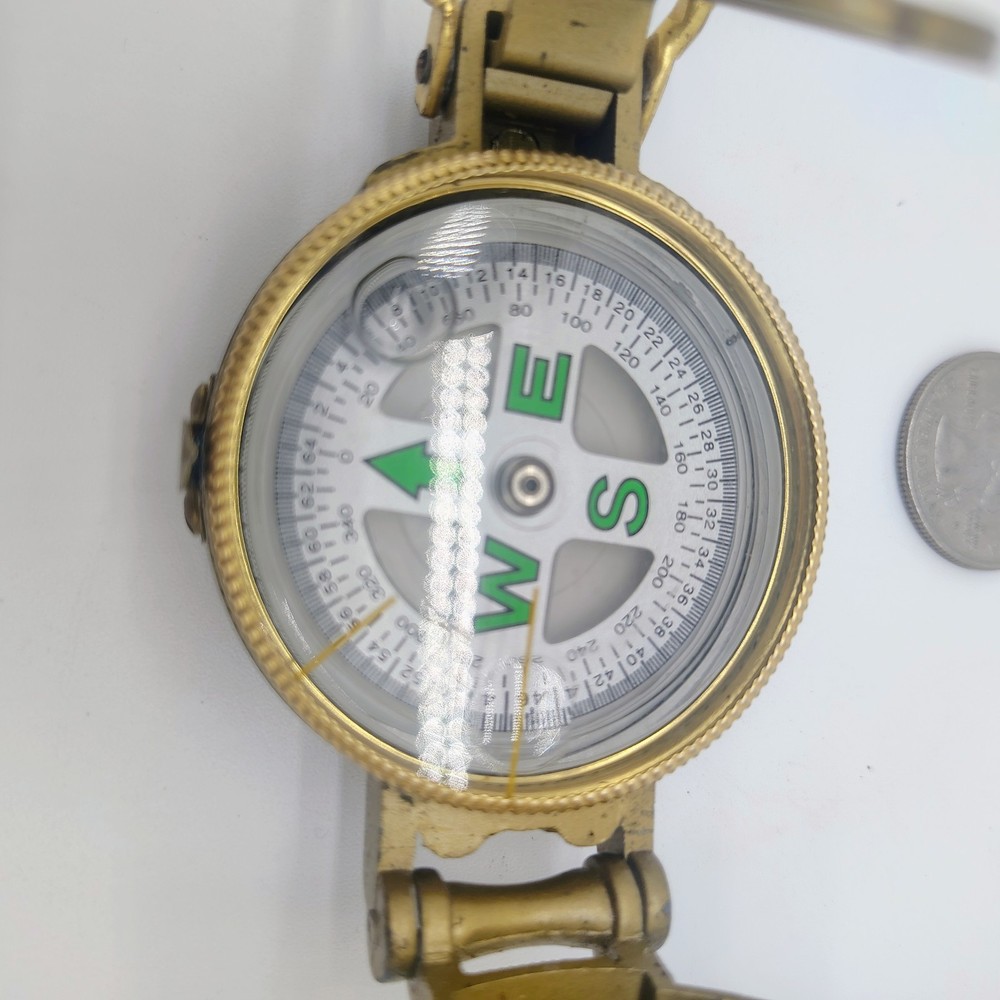Vintage Engineer Directional Compass 3 1/2" X 2"