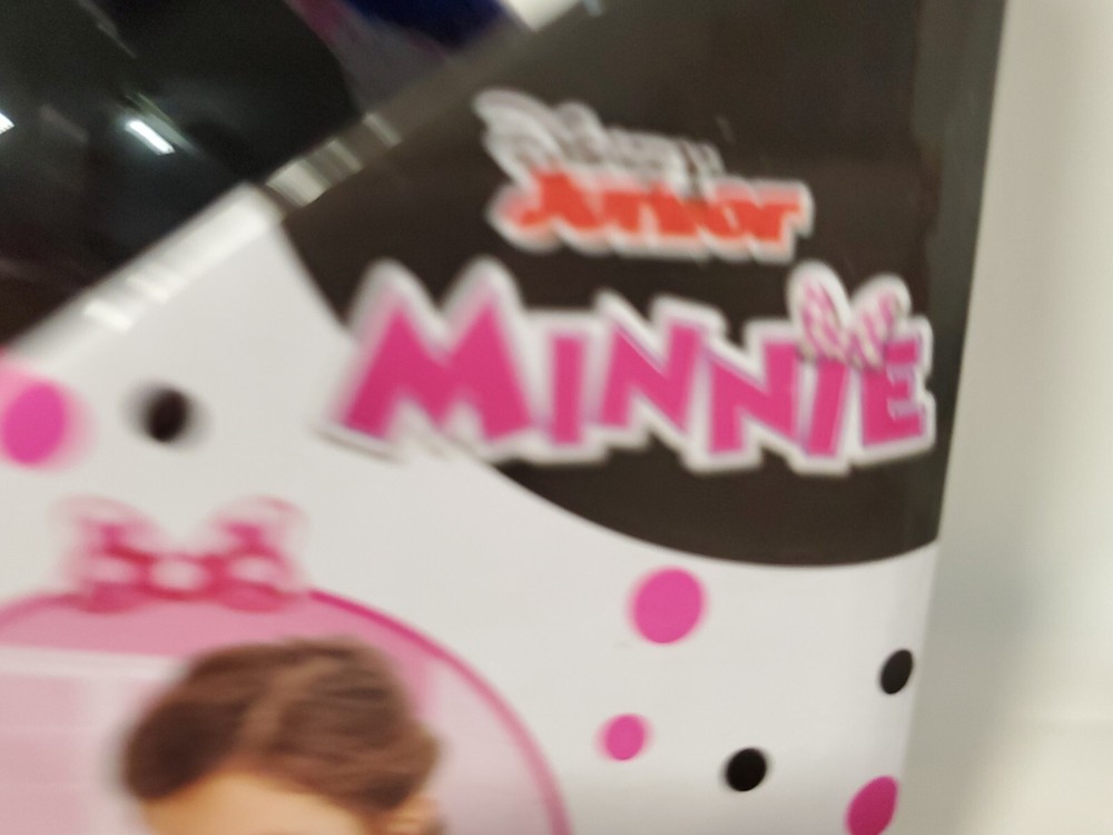 Disney Junior Minnie Mouse Bubble Machine Bubble Blower with 2 oz Bubbles