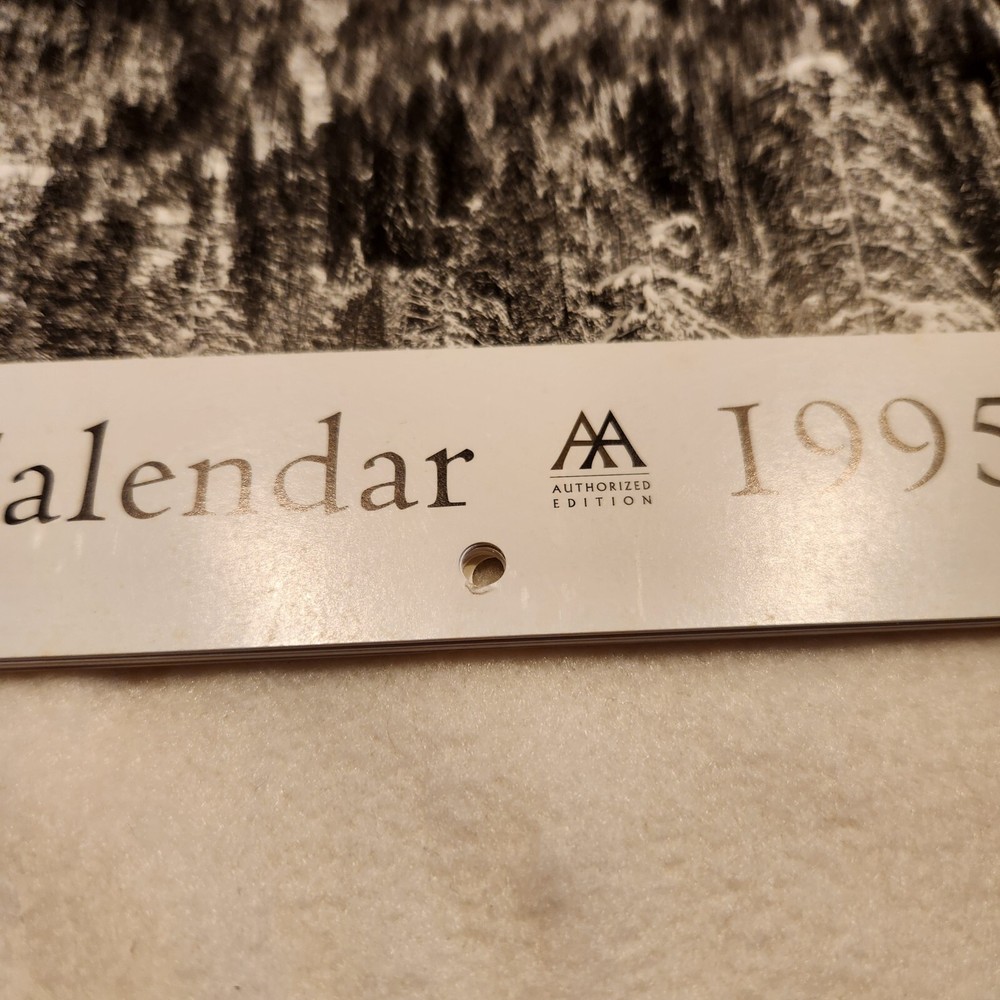 Ansel Adams 1995 Wall Calendar - Authorized Edition