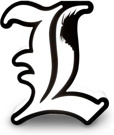 DEATH NOTE "L" USB LED Lamp – 10" Light, Battery/USB Powered