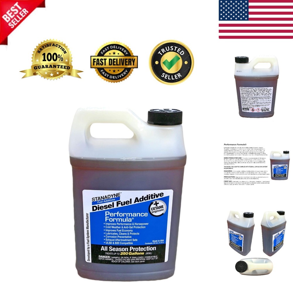 64 Ounce Diesel Fuel Additive for Improved Engine Performance & Efficiency