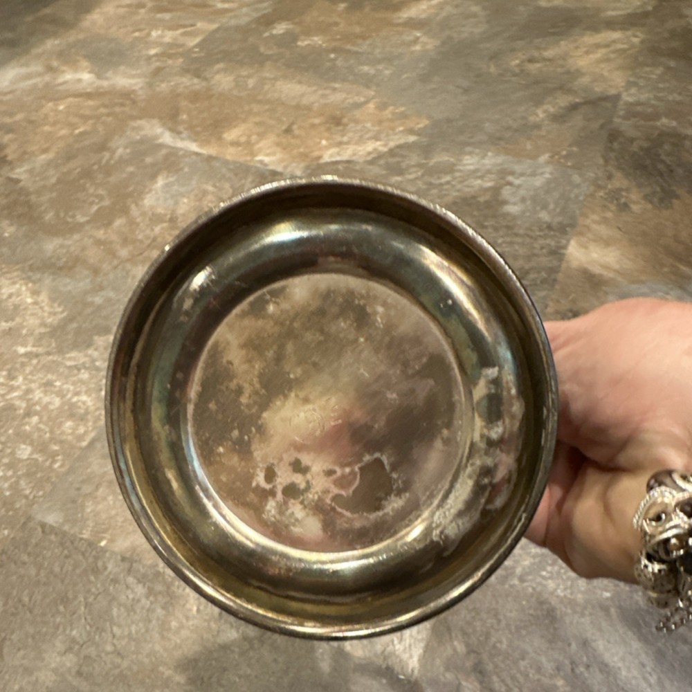 Victorian Silverplate Pitcher Ornate Handle Lid Engraved Floral Design