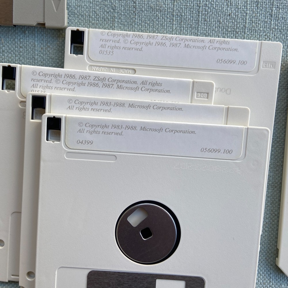 Computer Software Drivers Mouse Lot Microsoft Kensington Logitech OEM 1989 1988