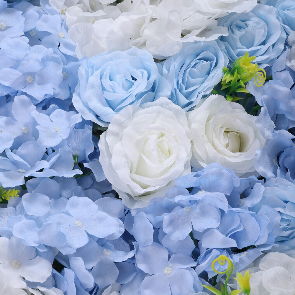 4 Pack Artificial Flower Wall Panel for Wedding Birthday Party 24"x16inch