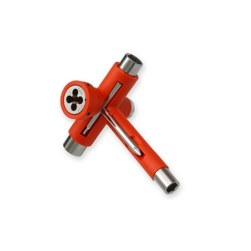 REFLEX THREADER SKATE UTILI TOOL All in one for Skateboard Longboard ORANGE