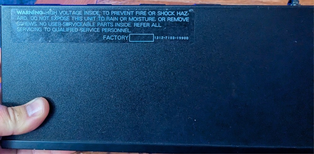 Fisher Studio-Standard TR-3000 Program Timer