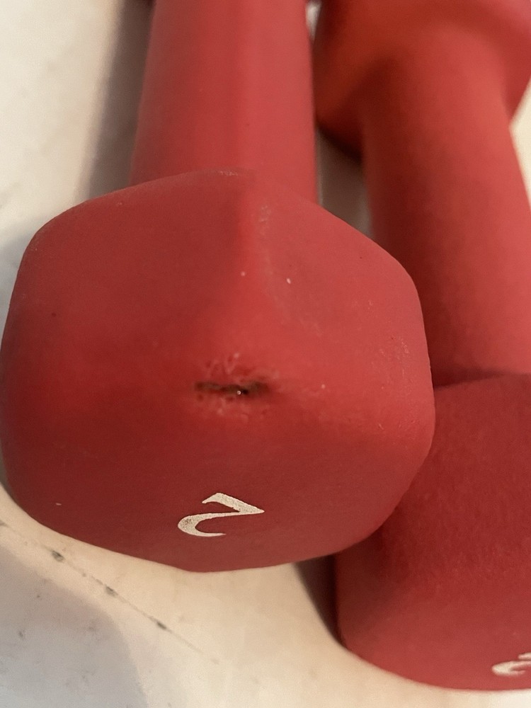 Two Pink 2 Pound Weights